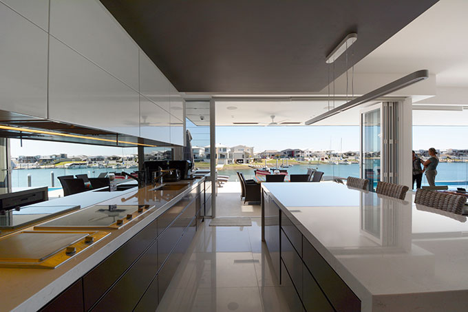 Harbourside Crescent Waterfront Residence designed by Robert Snow Architect