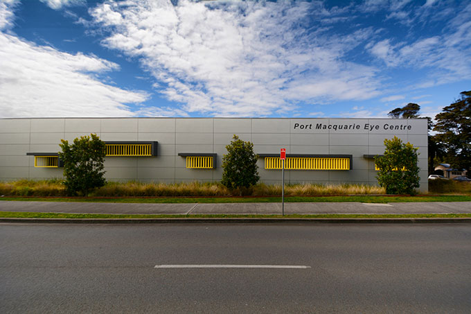 Port Macquarie Eye Centre designed by Robert Snow Architect